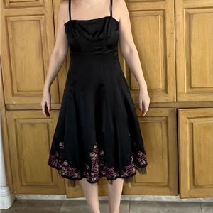 Betsey Johnson Black Evening Dress
